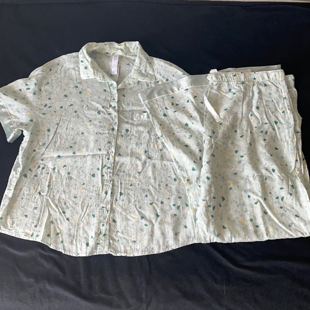 Stars Above Mint Green Terrazzo PJ Set